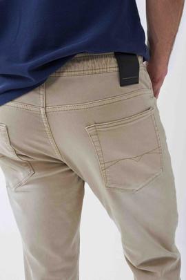 PANTALÓN VAQUERO S-RESIST REGULAR FIT EN DENIM BEIGE DEGRADÉ