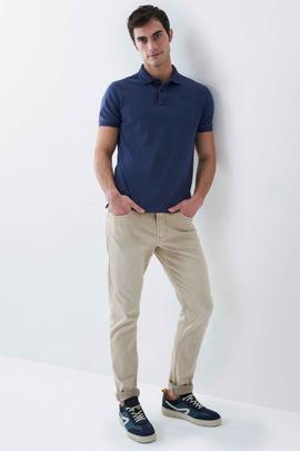 PANTALÓN VAQUERO S-RESIST REGULAR FIT EN DENIM BEIGE DEGRADÉ