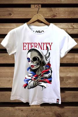 CAMISETA DE MUJER ETERNITY BLANCA