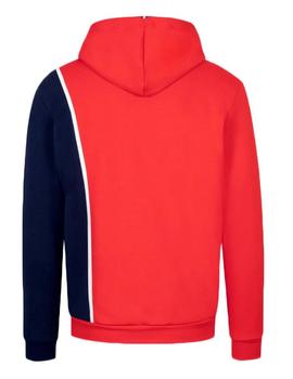 SUDADERA DE HOMBRE CON CAPUCHA SAISON 1 ROJA Y AZUL MARINO