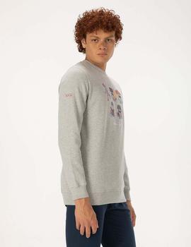 SUDADERA FRIENDS AND CO GRIS VIGORÉ