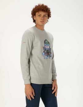 SUDADERA TREKKING GSTAAD GRIS VIGORÉ