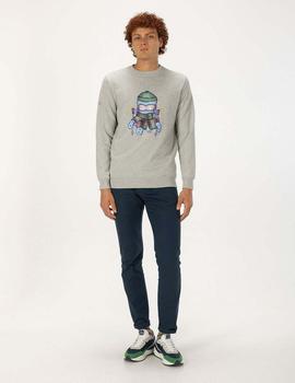 SUDADERA TREKKING GSTAAD GRIS VIGORÉ