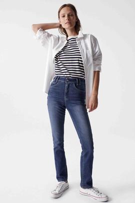 SECRET GLAMOUR SLIM FIT EN DENIM AZUL