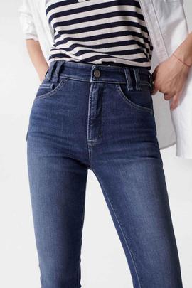 SECRET GLAMOUR SLIM FIT EN DENIM AZUL