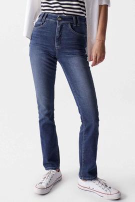 SECRET GLAMOUR SLIM FIT EN DENIM AZUL