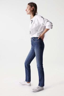 SECRET GLAMOUR SLIM FIT EN DENIM AZUL