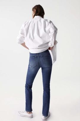 SECRET GLAMOUR SLIM FIT EN DENIM AZUL