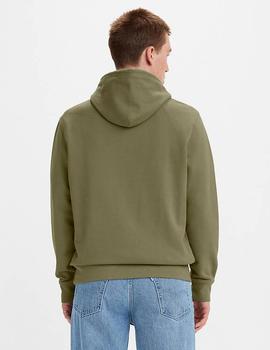 SUDADERA CON CAPUCHA STANDARD GRAPHIC REGULAR FIT VERDE