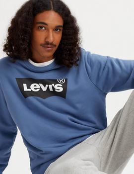 SUDADERA LEVI'S® STANDARD GRAPHIC REGULAR FIT AZUL