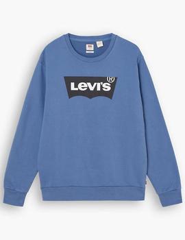 SUDADERA LEVI'S® STANDARD GRAPHIC REGULAR FIT AZUL