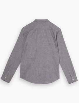 CAMISA BATTERY SLIM FIT GRIS