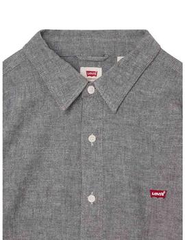 CAMISA BATTERY SLIM FIT GRIS