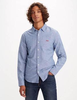 CAMISA BATTERY SLIM FIT AZUL