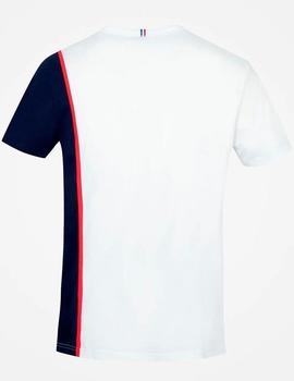 CAMISETA DE HOMBRE SAISON 1 BLANCA Y AZUL MARINO