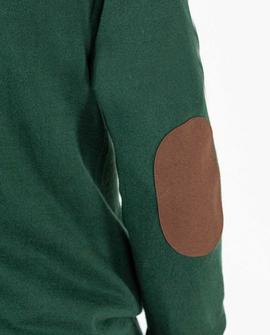 JERSEY CUELLO PICO CODERAS VERDE BOTELLA