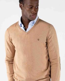 JERSEY CUELLO PICO CODERAS BEIGE