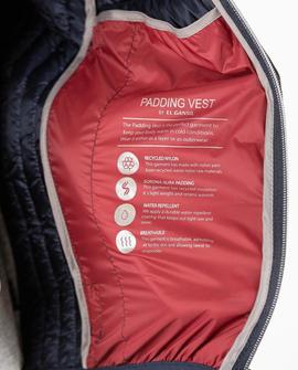 CHALECO GUATEADO BÁSICO AZUL MARINO