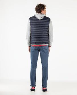 CHALECO GUATEADO BÁSICO AZUL MARINO