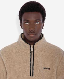 SUDADERA POLAR SCHOTT SWANDRIC2 BEIGE