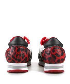 SNEAKER BLANCA CON ANIMAL PRINT