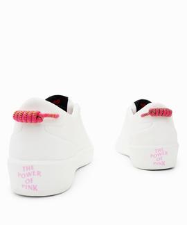 SNEAKER PLATAFORMA PINK PANTHER BLANCO