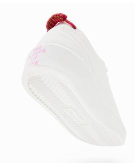 SNEAKER PLATAFORMA PINK PANTHER BLANCO