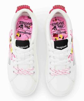 SNEAKER PLATAFORMA PINK PANTHER BLANCO