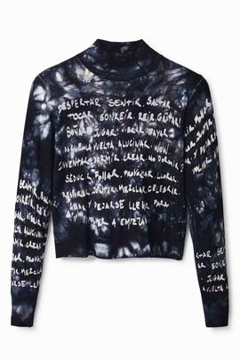 JERSEY I WONDER TIE-DYE MANIFESTO NEGRO