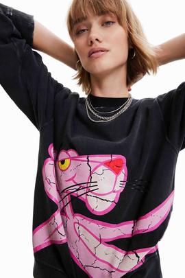 SUDADERA PINK PANTHER NEGRO DEGRADÉ