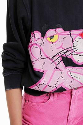 SUDADERA PINK PANTHER NEGRO DEGRADÉ