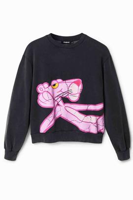 SUDADERA PINK PANTHER NEGRO DEGRADÉ