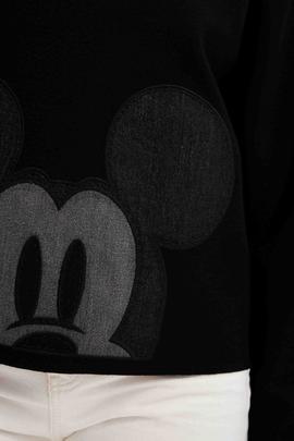 JERSEY PATCH MICKEY MOUSE NEGRO