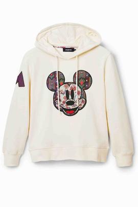 SUDADERA GRAN PATCH MICKEY MOUSE CRUDO