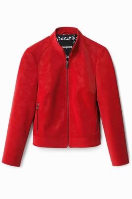 CHAQUETA LAS VEGAS DE EFECTO ANTE ROJA