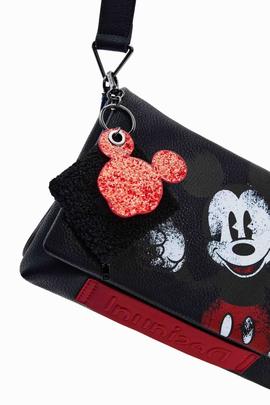 BANDOLERA PEQUENA MICKEY MOUSE NEGRA