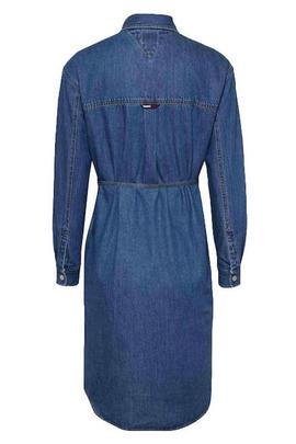 VESTIDO CAMISERO EN DENIM AZUL DEGRADÉ