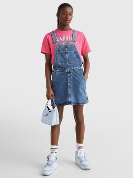 PICHY VAQUERO DUNGAREE DRESS CF6132 EN DENIM AZUL DEGRADÉ