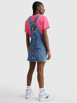 PICHY VAQUERO DUNGAREE DRESS CF6132 EN DENIM AZUL DEGRADÉ