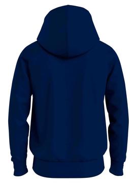 SUDADERA CON CAPUCHA HILFIGER ARCO DE BANDERA AZUL MARINO