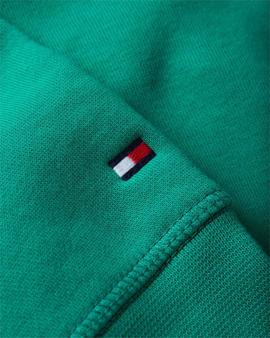 SUDADERA CON CAPUCHA HILFIGER ARCO DE BANDERA VERDE