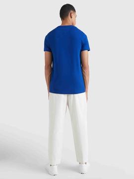 CAMISETA SLIM FIT ARCO DE BANDERA AZUL ROYAL