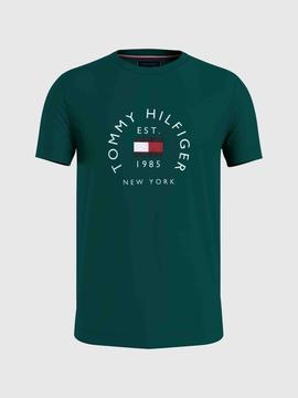 CAMISETA SLIM FIT ARCO DE BANDERA VERDE