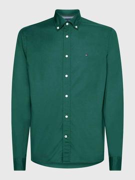 CAMISA REGULAR FIT NATURAL SOFT SOLID VERDE