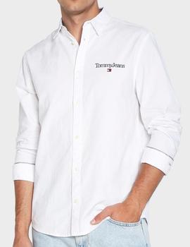 CAMISA REGULAR FIT SERIF LINEAR OXFORD BLANCA