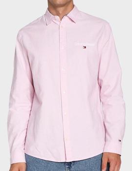 CAMISA REGULAR FIT SERIF LINEAR OXFORD ROSA