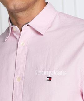 CAMISA REGULAR FIT SERIF LINEAR OXFORD ROSA