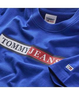 CAMISETA SLIM FIT ESSENTIAL LOGO AZUL ROYAL