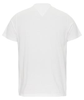 CAMISETA SLIM FIT ESSENTIAL LOGO BLANCA