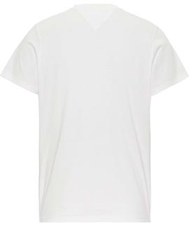 CAMISETA REGULAR FIT CENTERED LOGO BLANCA